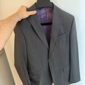 Ted Baker Roger Extra Slim Fit - Charcoal - 40R